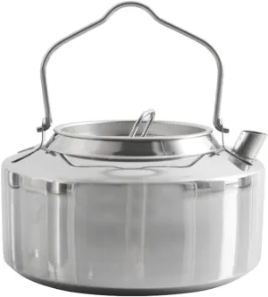 Camping Kettle Camping Tea Kettle, 1.2L Stainless Steel Outdoor Kettle with Handle, Classic Water Pot Tea Pot for Home, Kitchen, Outdoor Camping Kettle Camping Kettle Camp Tea offee Pot