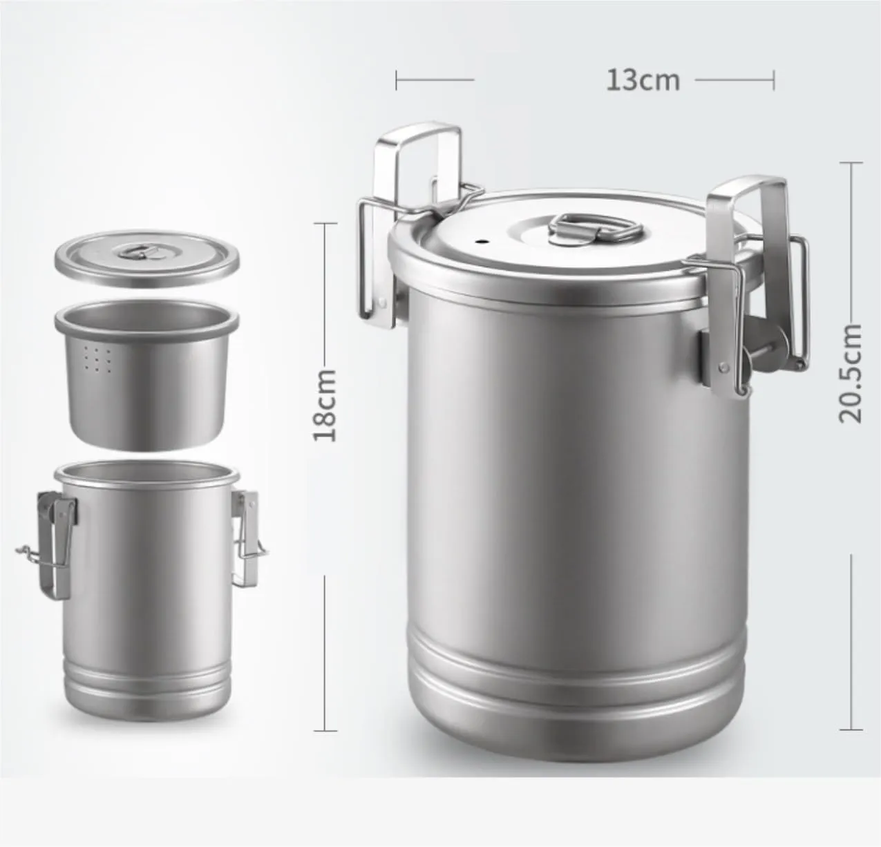Camping Kitchen Utensil Camping Pot Outdoor Cooking Tool Multi-Function Steamer Portable Camping Cooker Pot for Outdoor Cooking