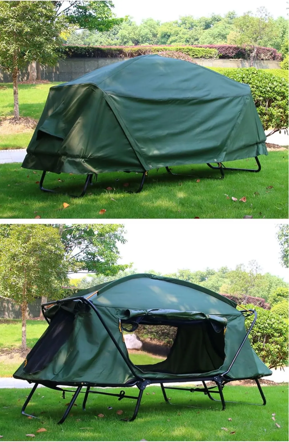 Camping Tent, Tent Bed, Foldable, Windproof, Waterproof, Thickened, Outdoor, Easy to Carry