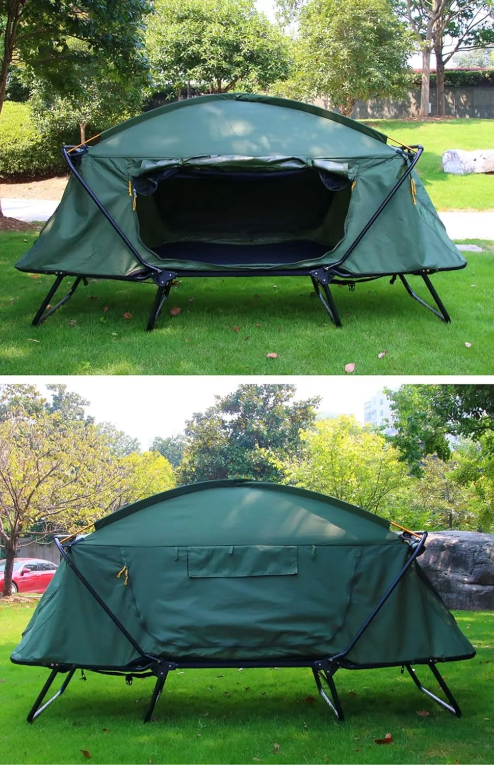 Camping Tent, Tent Bed, Foldable, Windproof, Waterproof, Thickened, Outdoor, Easy to Carry
