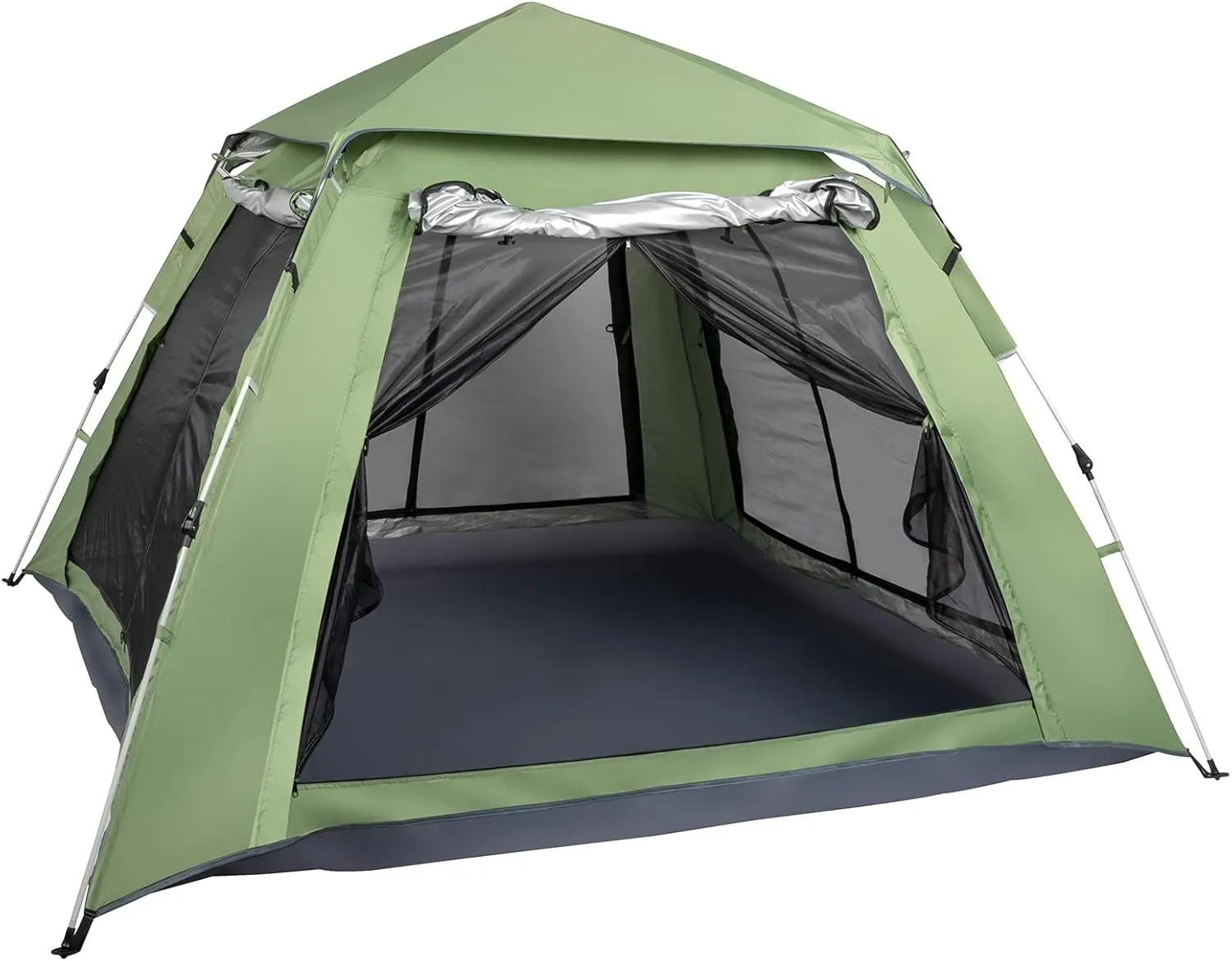 Camping Tents 3-4 Person Waterproof Instant Tents Cabin Tent Easy Setup with Sun Shade,Camping Tent Outdoor 94.49" x 59.06"