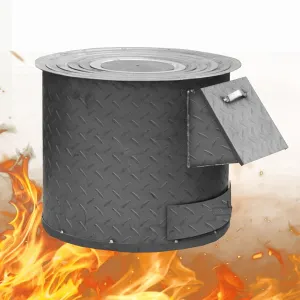 Camping Wood Stove, Wood Burning Stove, with Double Oven,Adjustable Firepower,for 2 to 4 People Outsaide Cooking,Winter Camping Heating,Camping,Fishing,Picnic,BBQ