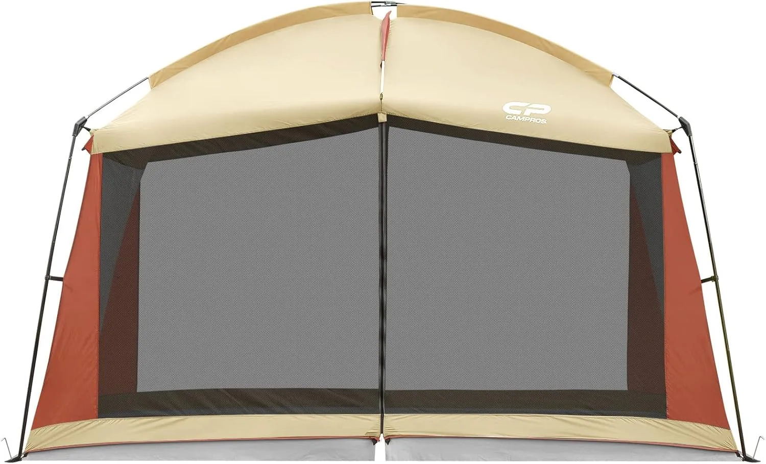 CAMPROS CP Screen House 12 x 10 Ft Screened Mesh Net Wall Canopy Tent Screen Shelter Gazebos for Patios Outdoor Camping Activities - Beige