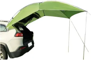 Car Awning for Ligier JS50/JS60/Myli/Pulse 4/Be Sun/Be Two/OptiMax/X-Pro/X-Too, Ventilation Awning Shade Tailgate Tent Easy Outdoor Sun Shade Easy Installation and Removal,A Green