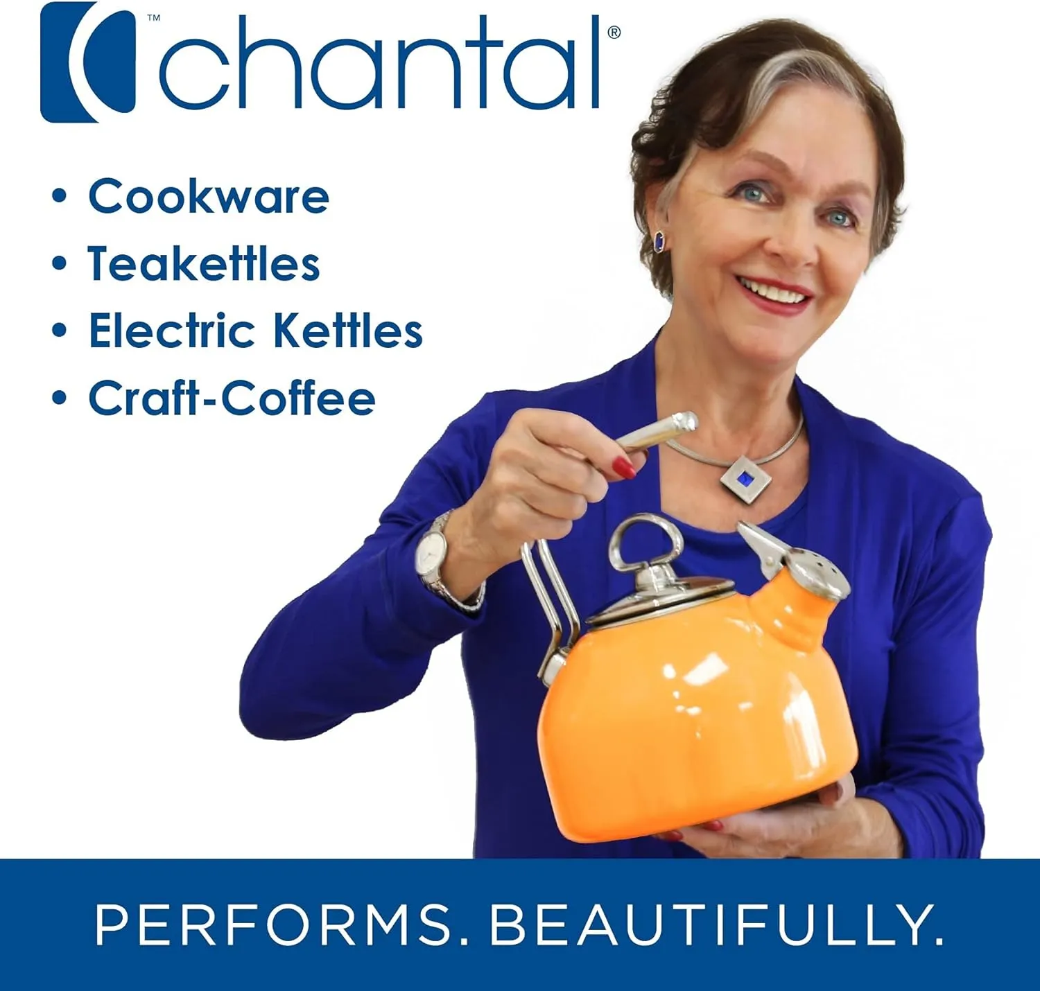 Chantal Stainless Steel Clad Tri-Ply Cookware, 3 pc Saute Set