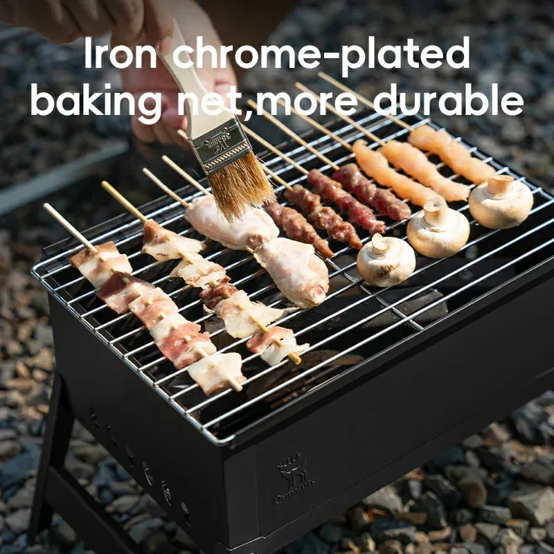 Chrome-Plated Excellent craftsmanship and Net Durable Grill BBQ Foldable Qunature Ventilation Expedited delivery with