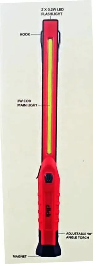 Click Rechargeable Slimline Inspection Light GS8831