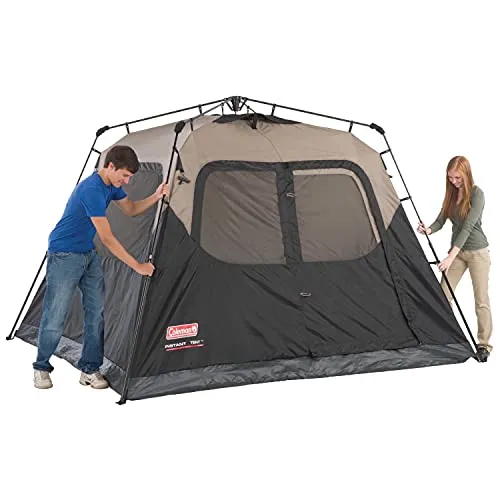 Coleman 4-Person Cabin Tent with Instant Setup 60 Seconds