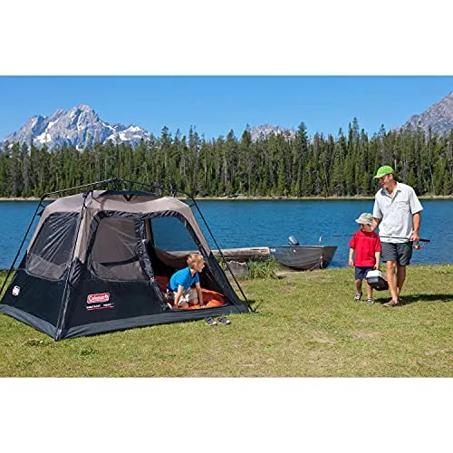 Coleman 4-Person Cabin Tent with Instant Setup 60 Seconds