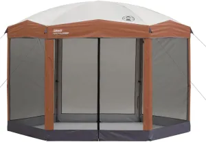 Coleman Back Home Screen Canopy Tent with Instant Setup Outdoor Gazebo for Bug-Free Lounging Shelter Fits Over Picnic Tables for Parties Events Tailgating Picnics & More
