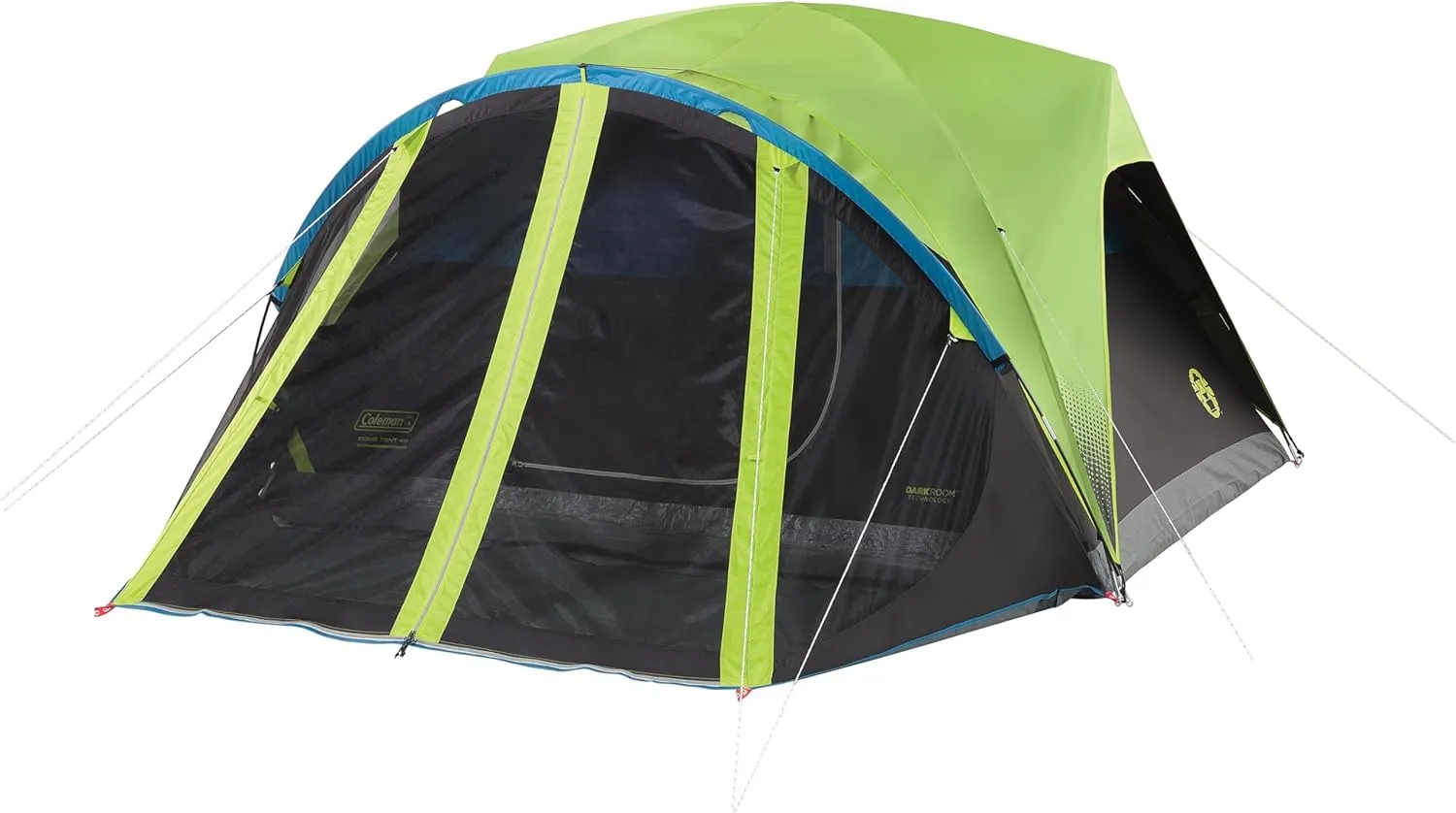 Coleman Carlsbad Dark Room Tent with Screened Porch, 4/6 Person Tent Blocks 90% of Sunlight to Keep Inside Cool, Weatherproof Tent with Easy Setup, Made of PFAS-Free Materials