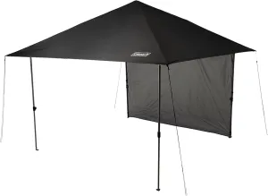 Coleman Oasis Lite Pop-Up Canopy Tent with Side Wall Attachment, 10x10ft Portable Shelter with Easy Setup & Takedown, Wheeled Carry Bag Included