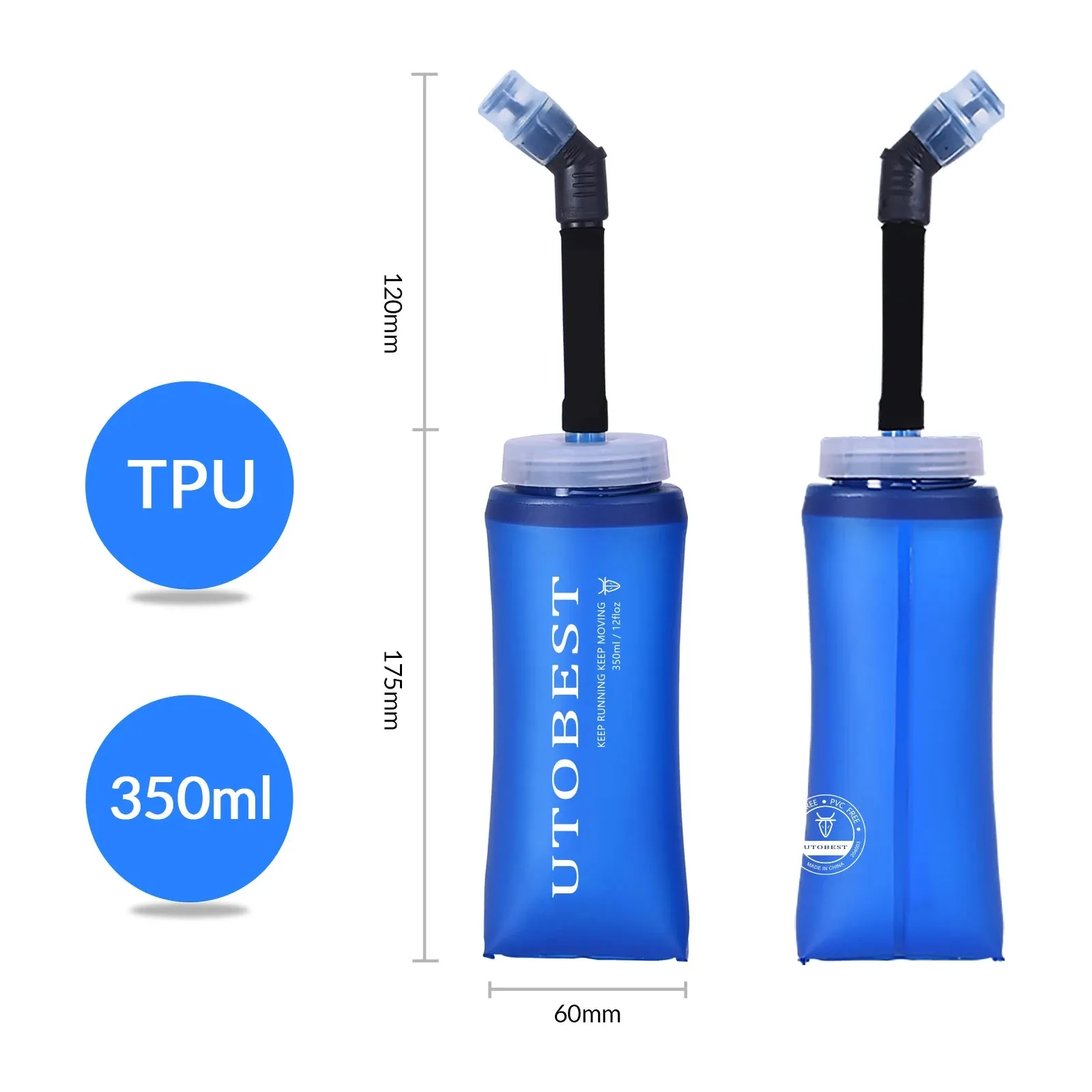 Collapsible TPU Water Bottle
