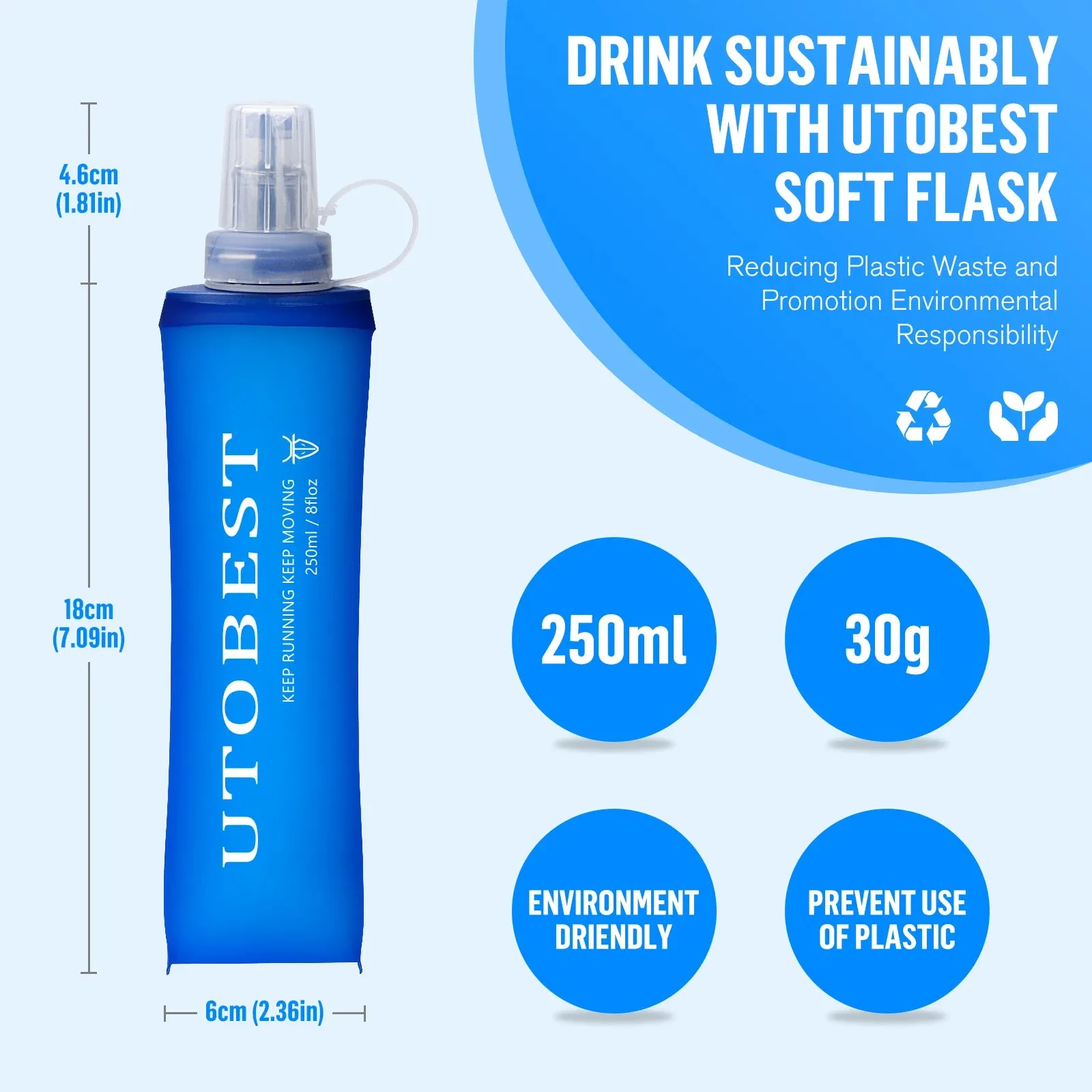 Collapsible TPU Water Bottle