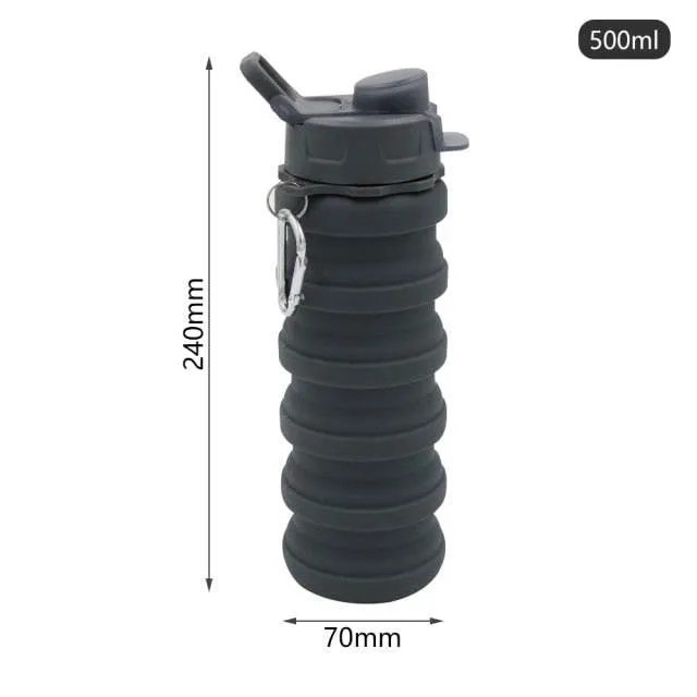 Collapsible Travel Water Bottle - Portable Hydration Solution