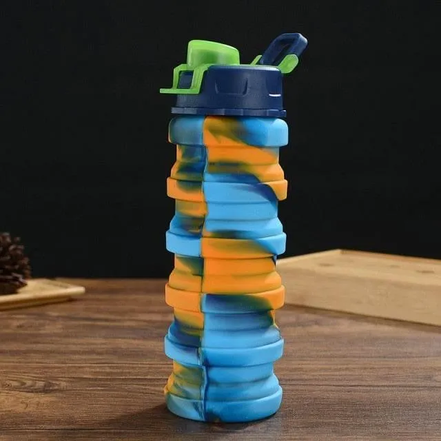 Collapsible Travel Water Bottle - Portable Hydration Solution