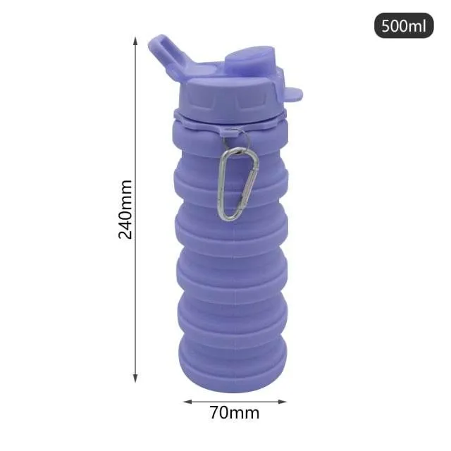Collapsible Travel Water Bottle - Portable Hydration Solution