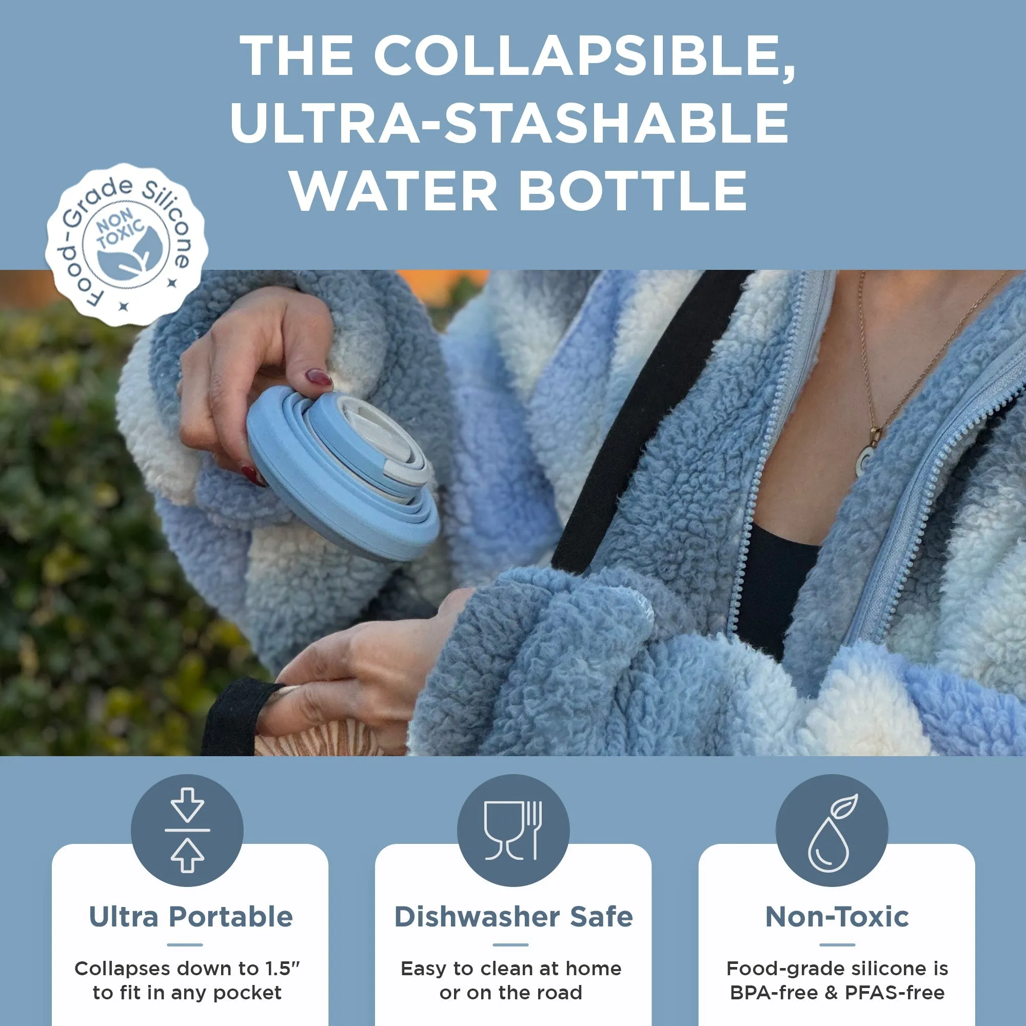 Collapsible Water Bottle | 25oz