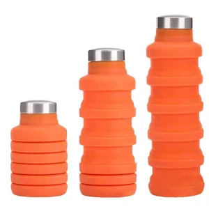 Collapsible Water Bottle, Silicone & BPA Free