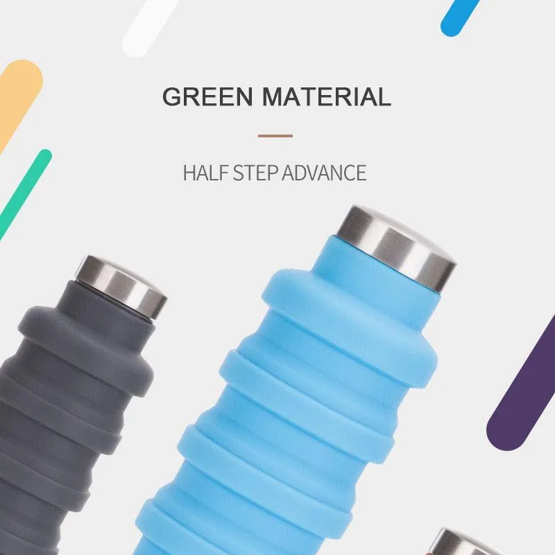 Collapsible Water Bottle, Silicone & BPA Free