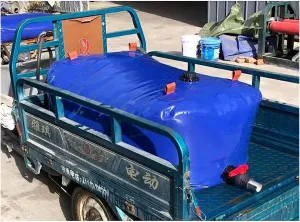 Collapsible Water Container, High Capacity Car Transport Water Storage Bag, Pressure-Resistant Water Tank for Garden Farm Watering Fire Fighting, Customizable (Color : Blue, Size : 120L/0.8x0