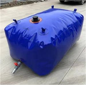 Collapsible Water Container, PVC Transport Water Storage Bag, Weather Resistant Software Water Tank Agriculture Drought Resistance, Customizable (Color : Blue, Size : 5000L/3x2x0.85m)