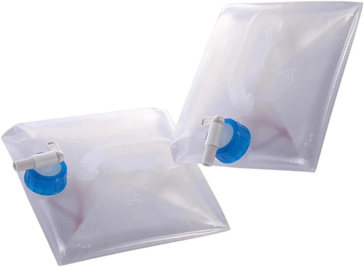 Collapsible Water Storage Bucket 2 Pack 10l Outdoor Collapsible Water Jugs for Camping