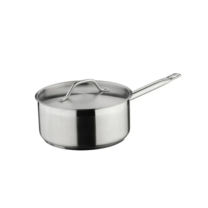 Commichef  Stainless Steel Saucepan w/ Lid 18cm