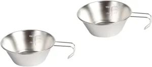 Compact Water Bowl Outdoor Wine Cup for Camping and Picnics Easy to Store Accessory for Backpacking Activities