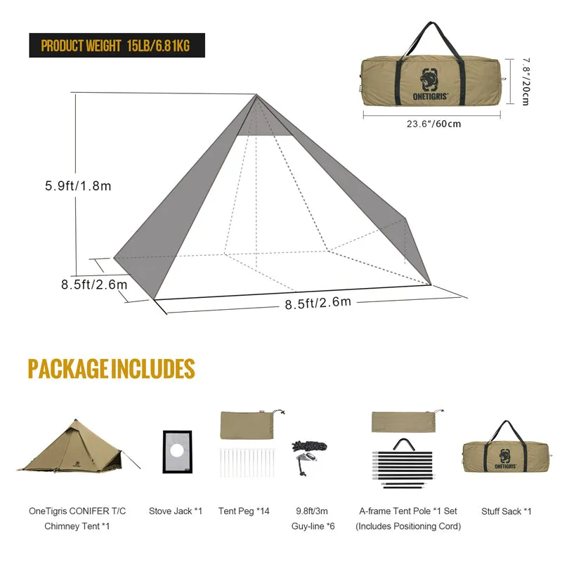 CONIFER T/C Chimney Tent