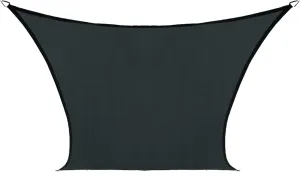 Coolaroo Custom Square Shade Sail, Charcoal, 9 by 9-Feet