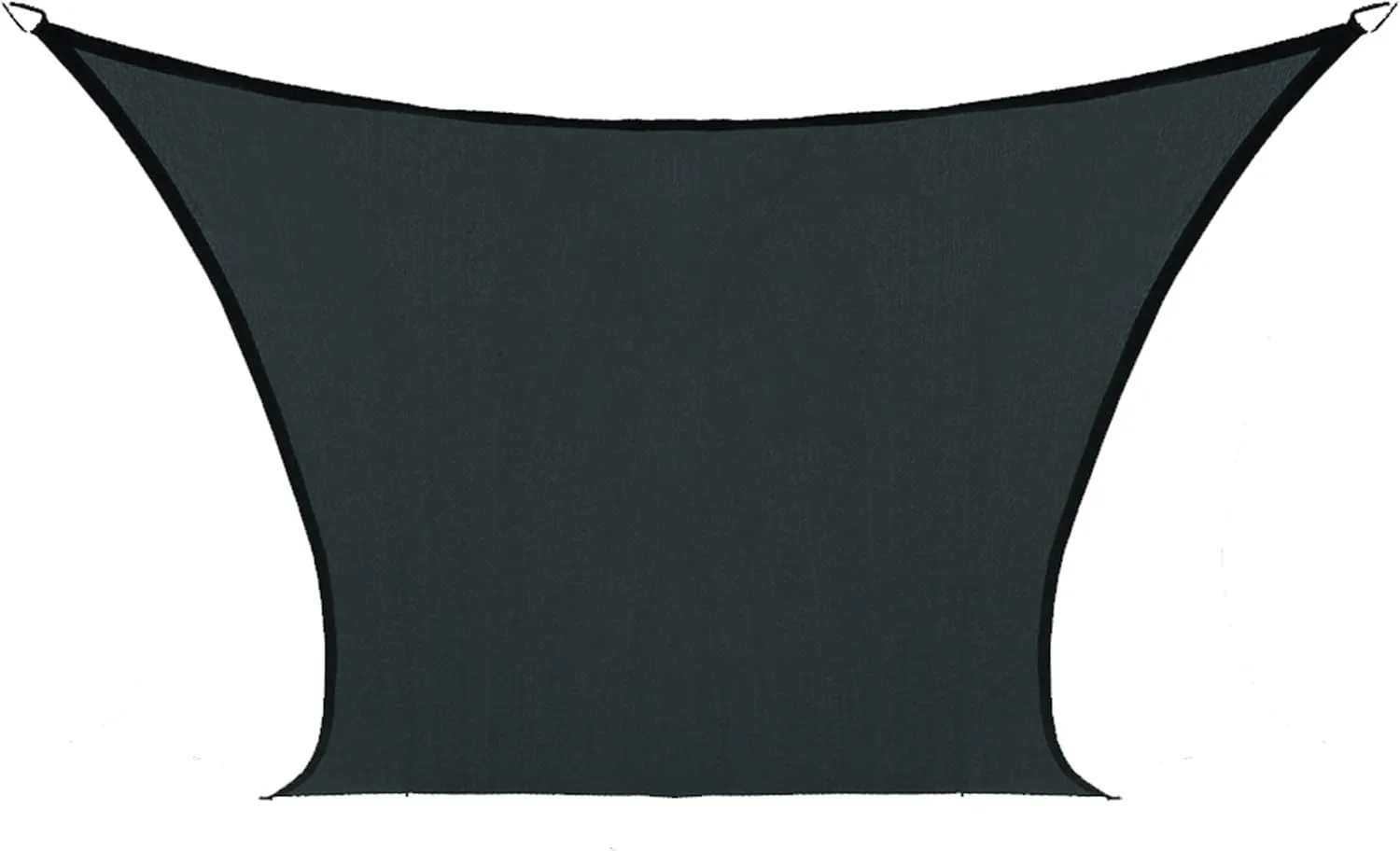 Coolaroo Custom Square Shade Sail, Charcoal, 9 by 9-Feet