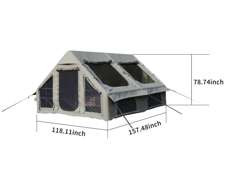 Cozy Glamping Tent - Easy Setup, Weatherproof Comfort!