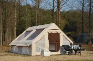 Cozy Glamping Tent - Easy Setup, Weatherproof Comfort!