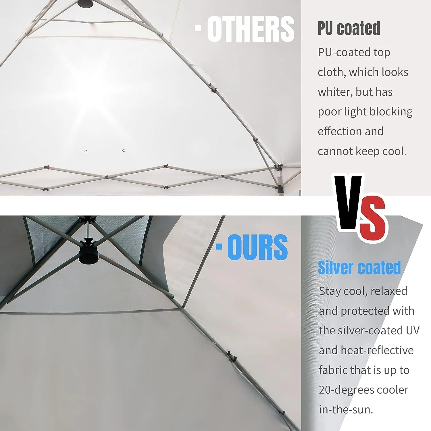 CROWN SHADES 10x10 Pop Up Canopy - Beach Tent with One Push Setup - Easy Outdoor Sun Shade for Events, Parties, Camping - Gazebo with STO-N-Go Cover Bag, Silver Coated Top, Forest Green