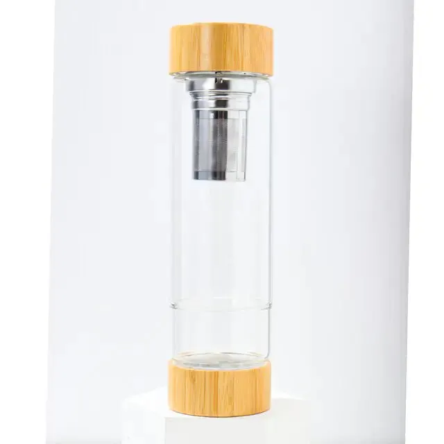 Crystal Elixir Glass Water Bottle