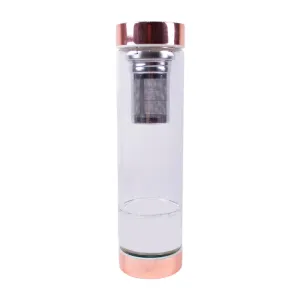 Crystal Elixir Glass Water Bottle