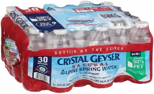 Crystal Geyser, Alpine Spring Water Natural, 30pk