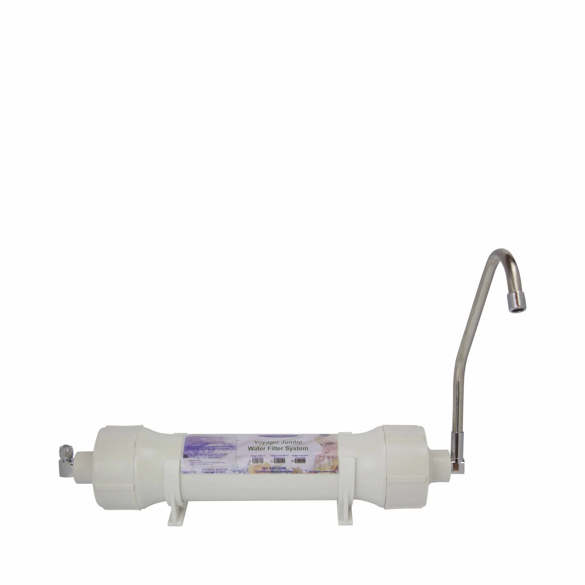 Crystal Quest Voyager Jumbo Inline Countertop Disposable Filter System
