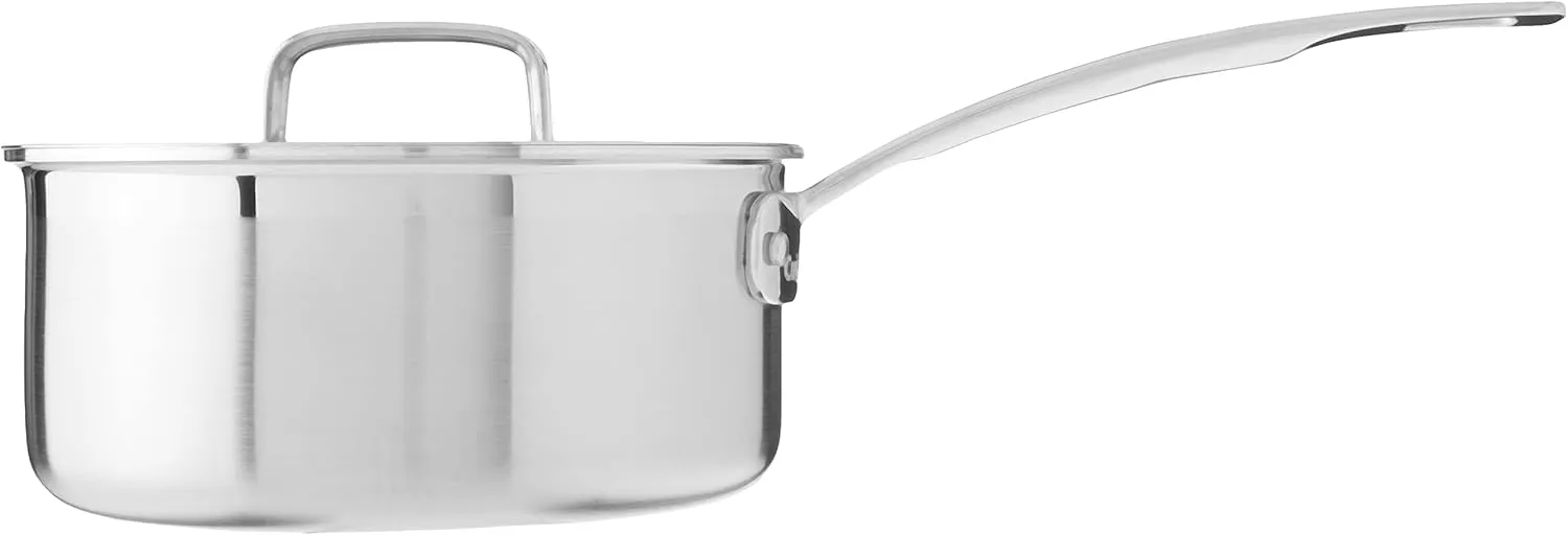 Cuisinart MCP19-18N MultiClad Pro Stainless Steel 2-Quart Saucepan with Cover