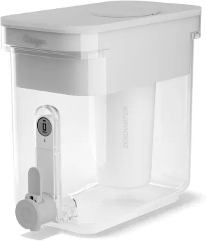 Culligan with ZeroWater Technology 22-Cup Water Filter Dispenser – Includes 5-Stage Advanced Water Filter, Certified to Reduce Lead, Total PFAS (Forever Chemicals), Mercury, Fluoride, and Chlorine