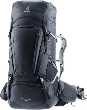 Deuter Aircontact Pro 75 10L Hiking Backpack, 75 10 Liters - Black