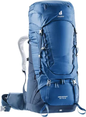 Deuter Women's Aircontact 60 10 SL Trekking Backpack, Steel-Midnight, 70 L