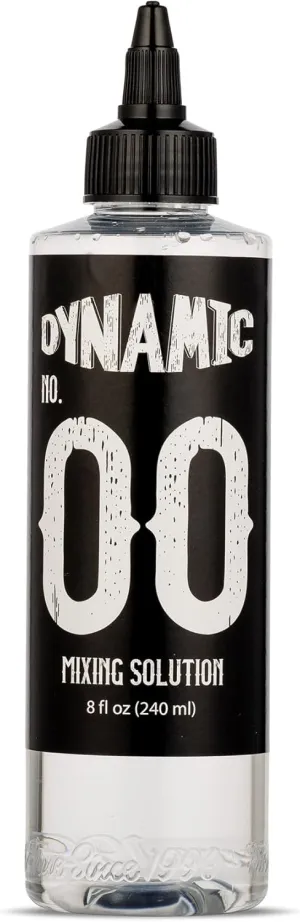Dynamic Color Co.- No. 00 Tattoo Ink Mixing Solution, Premium Shading Solution Tattoo for Artists, Purest Hospital-Grade Water Mixed with Witch Hazel for Soothing Quality and Visible Smoothness (4)