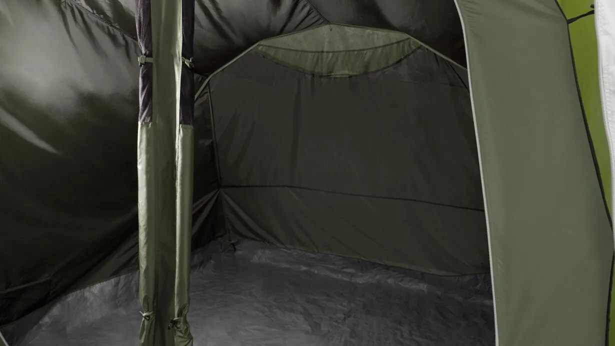 Easy Camp Huntsville Twin 600, 6 Person Tunnel Tent 2024 in Green & Grey