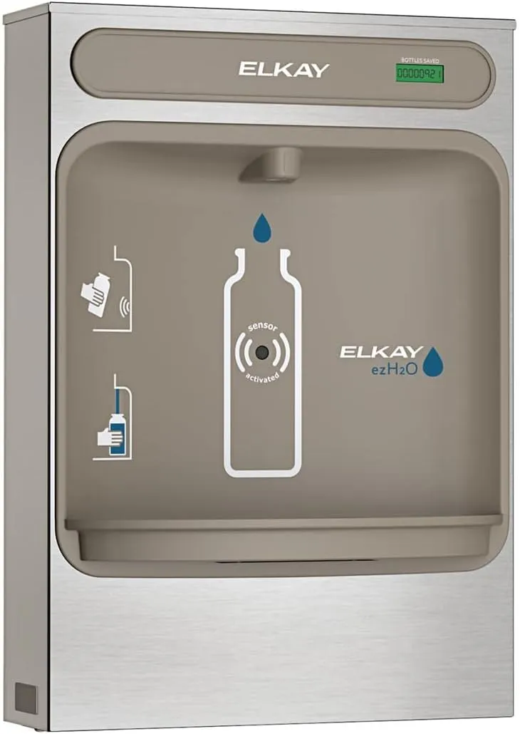 Elkay ezH2O Bottle Filling Station Surface Mount, Non-Filtered Non-Refrigerated Stainless