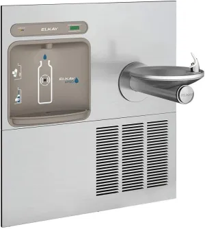 Elkay LZWS-ERPB8-RF EZH2O Retrofit Bottle Filling Station with SwirlFlo Fountain, Filtered 8 GPH Stainless