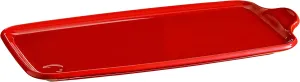 Emile Henry Large, Burgundy Appetizer Platter, 12"x 6"