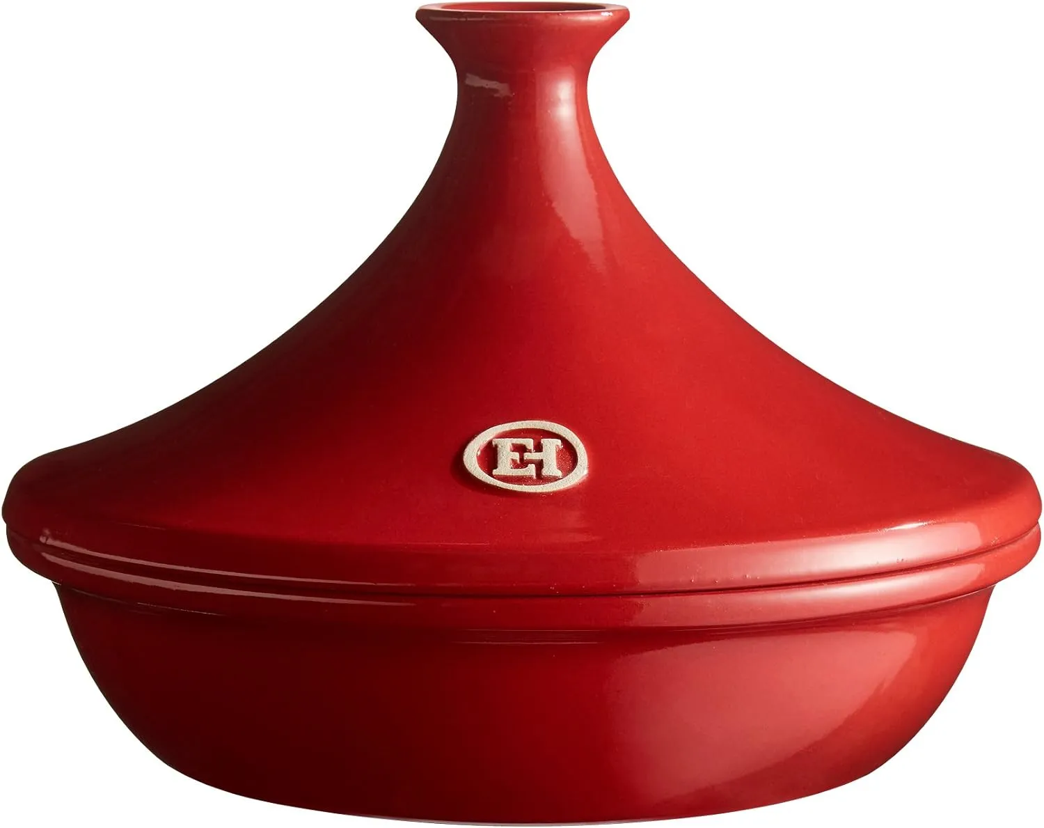 Emile Henry Made In France Flame Tagine, 3.7 quart, Burgundy
