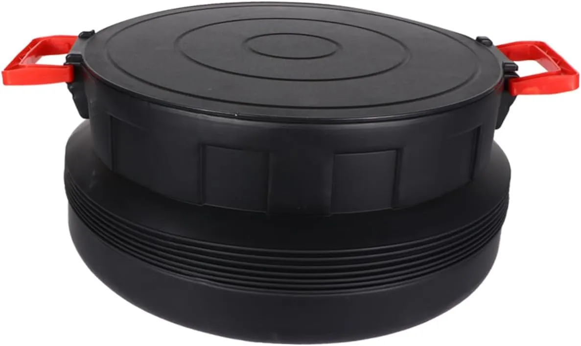 ERINGOGO 25l Collapsible Fishing Bucket Lid Leakproof Water Storage Portable Outdoor Adventures